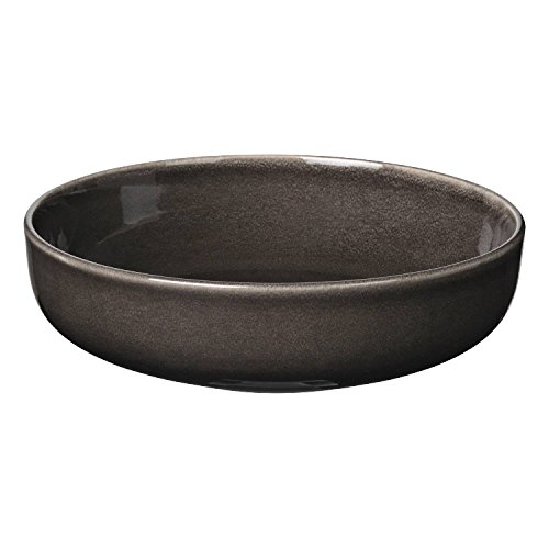 Broste Copenhagen Nordic Coal flache Schale Ø 17 cm, Schwarz von broste Copenhagen