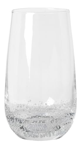 broste Copenhagen Bubble Glas Clear 14,9cm von broste Copenhagen