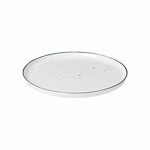 Broste Copenhagen Salt mit Dots Brotzeitteller Ø 22 cm, weiss, 14533204 von broste Copenhagen