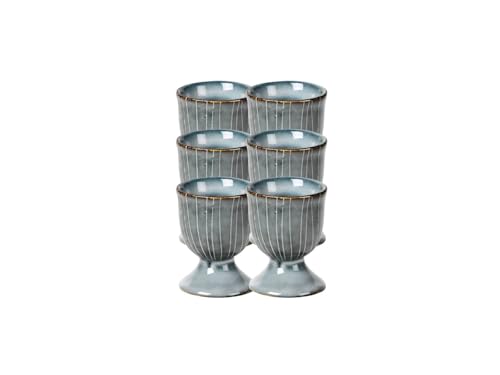 broste Copenhagen Nordic SEA Eierbecher 6,5 cm Set6 von broste Copenhagen