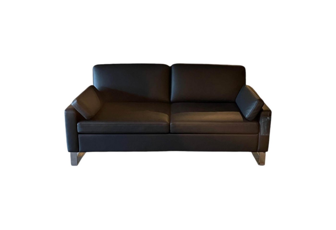 brühl & sippold 2-Sitzer Sofa Alba 55 70 Leder Unit 5423 10 Schwarz Metallkufe Verchromt brühl & sippold 2-Sitzer Sofa Alba 55 70 Leder Unit 5423 10 Schwarz Metallkufe Verchromt von brühl & sippold