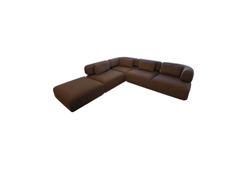 brühl & sippold Ecksofa Ecksofa All Together Stoff 4057 0096 Grau Inklusive Hocker von brühl & sippold