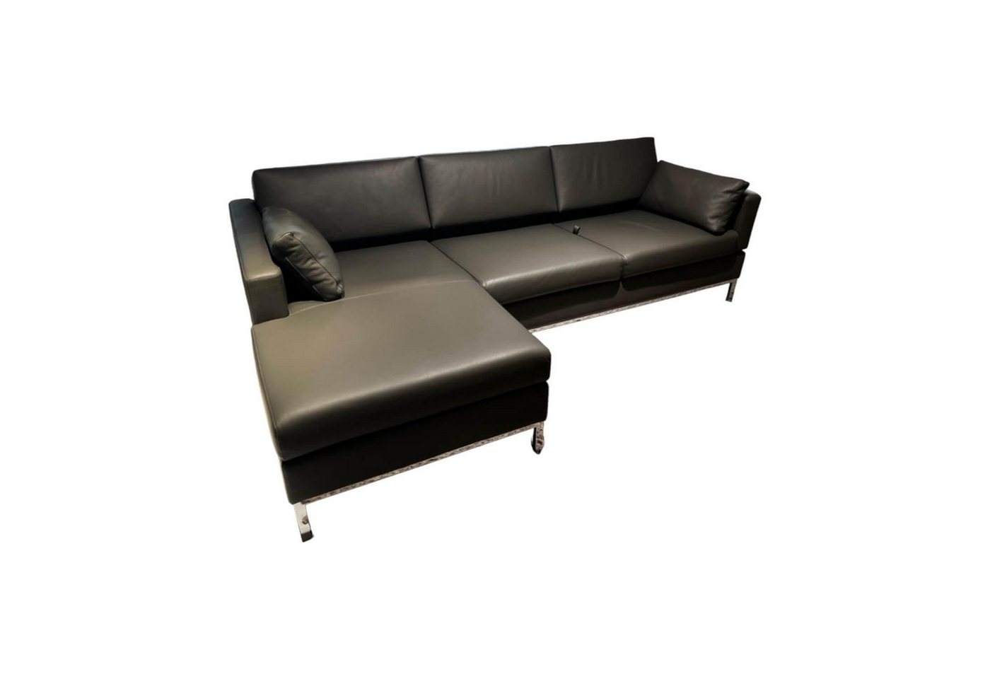 brühl & sippold Ecksofa Ecksofa Tomo Compact Leder Unit 5423 93 Grau Metalluntergestell brühl & sippold Ecksofa Ecksofa Tomo Compact Leder Unit 5423 93 Grau Metalluntergestell von brühl & sippold