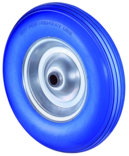 BS Rollen Ersatzrad „pannensicher“ (Polyurethanrad Rad-Ø 400mm, Tragkraft 200kg, Ø Achsloch: 25mm) C91.400 von BS Rollen