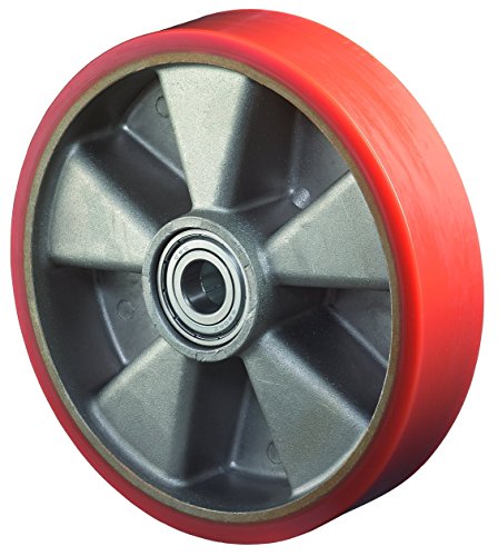 BS Rollen B90.200 Polyurethanrad, Radkörper Aluminium, Ø 200 mm, Kugellager von BS Rollen