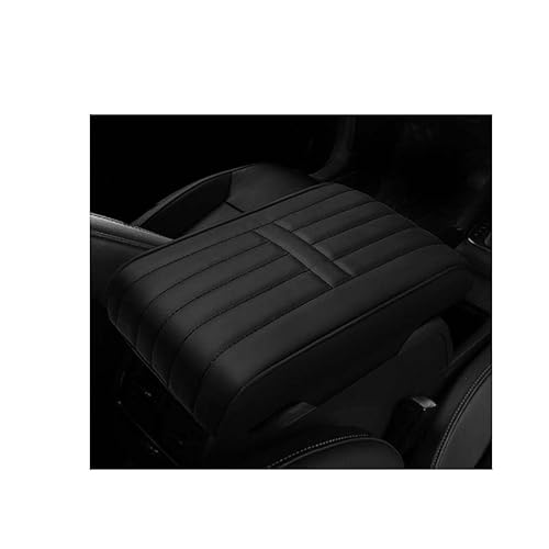 bsapp Autos Leder Armlehnenkissen, für Dodge RAM 1500 2019-2024 Car Armrest Box Pad Leather wasserdichte Center Konsole Abdeckung Armlehne Box Matte,E von bsapp