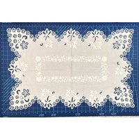 Tischdecke Mittelstück Ungarisch Weiß Nos Hand Made von bseron