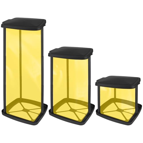bssmmai Gelber Sack Ständer Stabil, Müllsackständer Gelber Sack, Gelber Sack Halter, Ständer für Gelben Sack, Müllständer Gelber Sack, Gelbe Sack Ständer, Müllsackhalter mit Deckel & Klemmring bssmmai Gelber Sack Ständer Stabil, Müllsackständer Gelber Sack, Gelber Sack Halter, Ständer für Gelben Sack, Müllständer Gelber Sack, Gelbe Sack Ständer, Müllsackhalter mit Deckel & Klemmring von bssmmai