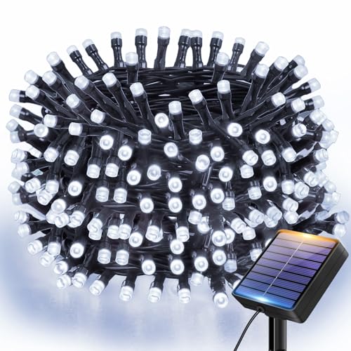 btfarm 6M 60 LED Solar Lichterkette Aussen, IP65 Wasserdicht Lichterkette Außen Solar, 8 Modi Solarlichterkette Außen Wetterfest Draht für Outdoor Garten Balkon Terrasse Weihnachten Deko, Kaltweiß btfarm 6M 60 LED Solar Lichterkette Aussen, IP65 Wasserdicht Lichterkette Außen Solar, 8 Modi Solarlichterkette Außen Wetterfest Draht für Outdoor Garten Balkon Terrasse Weihnachten Deko, Kaltweiß von btfarm