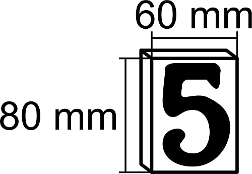 BTV Nr. 6, Messing, hoch, 8 cm von BTV