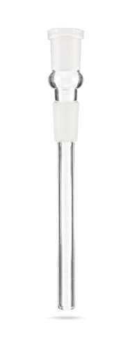 Budawi® 14,5er Adapter Chillum 10 cm Kupplung für Glasbong Bong Wasserpfeife Steckchillum 14.5 mm von budawi-Deko