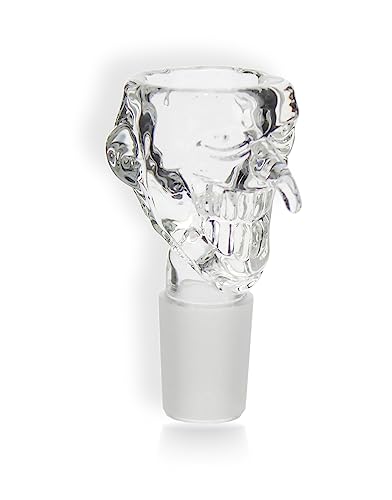 budawi® - Joker Glaskopf mit 18,8er Schliff für Adapter Chillum, Adapter Glas-Kopf von budawi-Deko