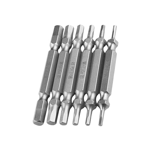 6 Pcs Doppelköpfige Magnetfahrer Bits Legierungsstahl Sechseckbits Für Langlebige Leistungen Und Effizienzschraubendreherbit von budebuse