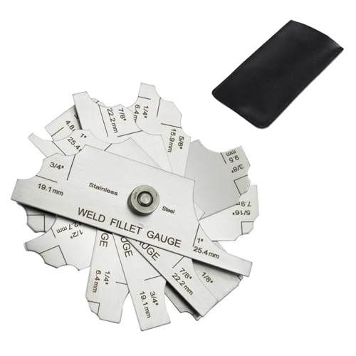 Essential Schweißinspektionsanzeige Messwerkzeug 7pcs/Set Für Filetschweißnähte Messungen Ingenieure Fertigung Nutzung Schiffbauschweißung Inspektion von budebuse