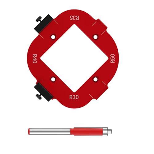 Holzbearbeitungsrouter Eckradius Vorlagen Jigs Routing Gekrümmte Ecken Mahlen Kreisförmige Renovierungsarbeiten Zubehör Holzbearbeitung Ecklokatoren von budebuse