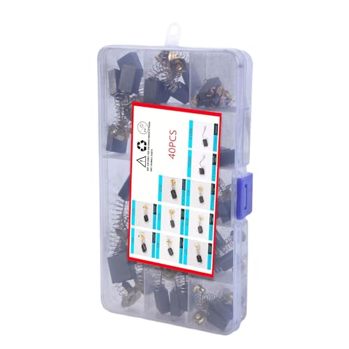 Packung Mit 40 Reparaturen Von Elektropinsel Set Elektrowerkzeugen Mit 10 Größen Für Mahlen Und Bohrer Wartungszubehör Elektromotorbürsten von budebuse