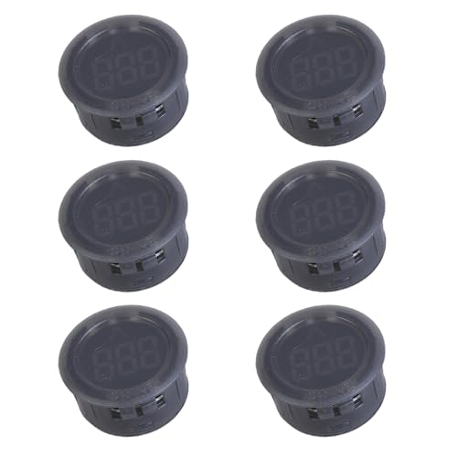 Packung Von 6 LED Digitalen Voltmetern DC4-100V Genaue Spannungen Messung Für Motorradautomotive Industrial Gebrauch Reverse Polarity Protective von budebuse