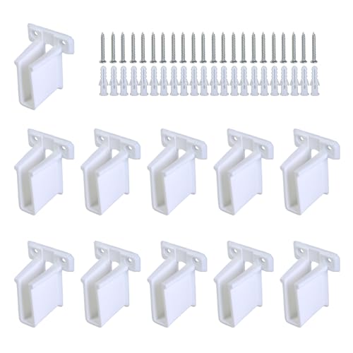 Set Von 11 Eleganten Weißen Edelstahl Stahldraht Endhalterungen Für Schrankregale Wandmontaged Stützsysteme Wandhänge Regalhalterungen Set Von 11 Eleganten Weißen Edelstahl Stahldraht Endhalterungen Für Schrankregale Wandmontaged Stützsysteme Wandhänge Regalhalterungen von budebuse