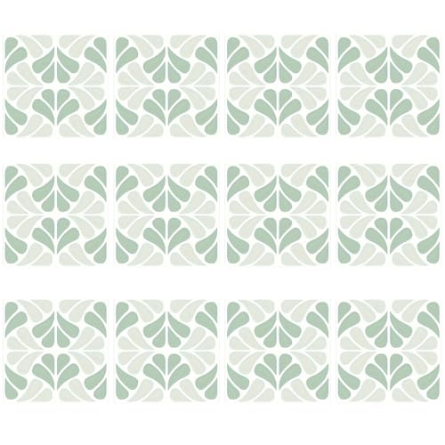 budiniao 3D Selbstklebende Fliesen, Herringbone Pattern, Nordisch. wasserfest & hitzebeständig. Für Küche & Bad. 12 Stück/Pack (SCQ1097（20x20cm）) von budiniao