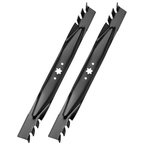 budrash 942-04244A Mähmesser für Cub-Cadet 46 Zoll XT1-46 XT1 XT2 LT46 LX46 LTX1046 LTX1045, 942-04290-X Mulchmesser ersetzen 742-04290-X 942-04290 742-00 4244, 2 Stück von budrash