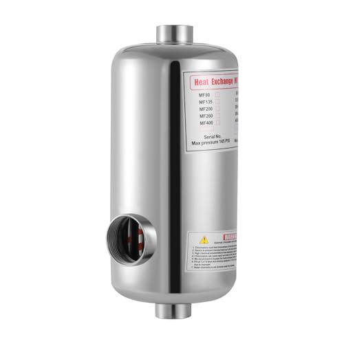 buedmsk Pool Wärmetauscher, 28KW 150 L/min Schwimmbadheizer Edelstahl, Schwimmbadwärmetauscher Pool für Schwimmbäder Spas Whirlpools Solaranlagen buedmsk Pool Wärmetauscher, 28KW 150 L/min Schwimmbadheizer Edelstahl, Schwimmbadwärmetauscher Pool für Schwimmbäder Spas Whirlpools Solaranlagen von buedmsk