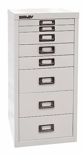 Bisley Multidrawer Schubladenschrank aus Metall mit 8 Schubladen DIN A4 ohne Sockel - Farbe: Verkehrsweiß Bisley Multidrawer Schubladenschrank aus Metall mit 8 Schubladen DIN A4 ohne Sockel - Farbe: Verkehrsweiß von bümö