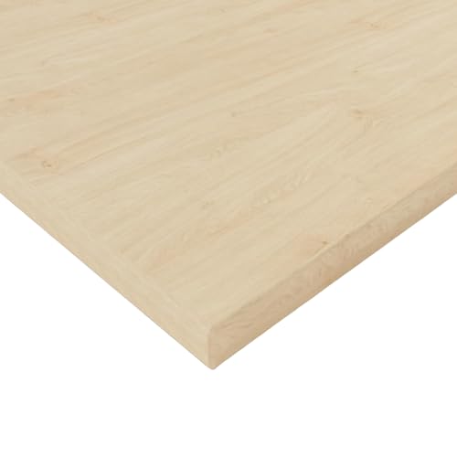 Bisley Tischplatte 140x60 cm in Ahorn, Schreibtischplatte aus Holz, Holzplatte, Spanplatte kratzfest beschichtet mit ABS-Kante für DIY Homeoffice Schreibtisch & mehr von bümö