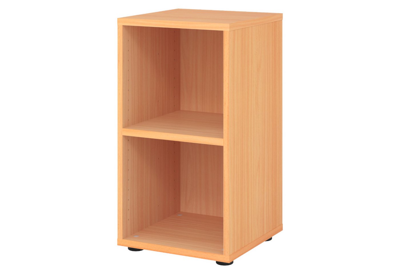 bümö Aktenregal smart Regal, Büroregal - 2 Ordnerhöhen, Dekor: Buche von bümö