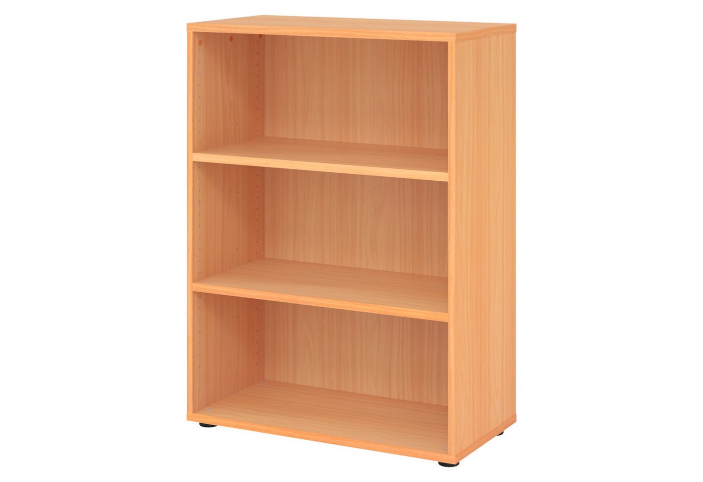 bümö Aktenregal smart Regal, Büroregal - 3 Ordnerhöhen, Dekor: Buche von bümö
