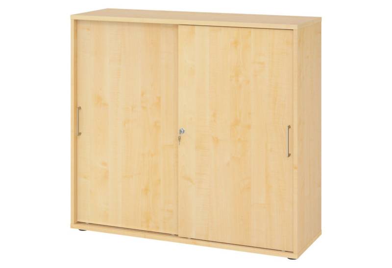 bümö Aktenschrank office Schiebetürenschrank Dekor: Ahorn - Griffe: Bügelgriff (Metall) von bümö