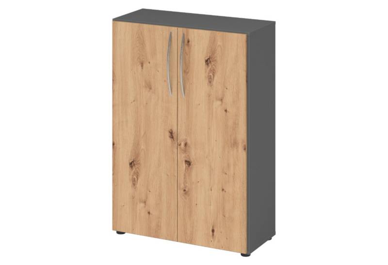 bümö Aktenschrank basic Aktenschrank Dekor: Graphit/Asteiche von bümö