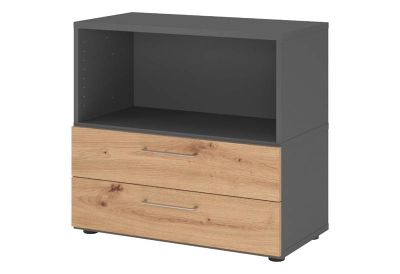 bümö Aktenschrank flexi Schrank Dekor: Graphit/Asteiche von bümö