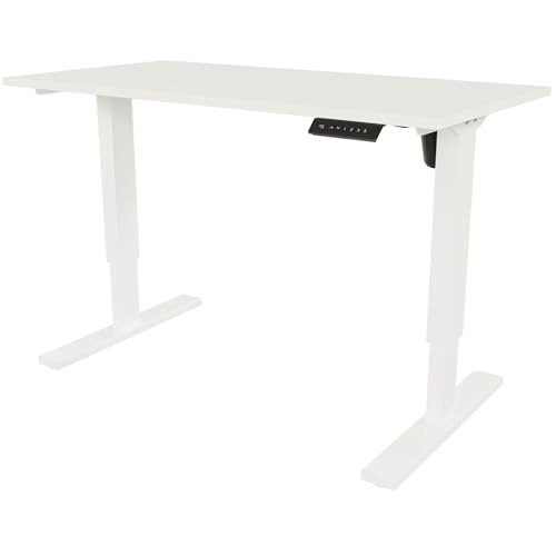 Bisley E-StarterTech elektrisch höhenverstellbarer Schreibtisch 160x80 cm in weiß - Elektrischer Tisch höhenverstellbar mit Memory-Funktion Bisley E-StarterTech elektrisch höhenverstellbarer Schreibtisch 160x80 cm in weiß - Elektrischer Tisch höhenverstellbar mit Memory-Funktion von bümö