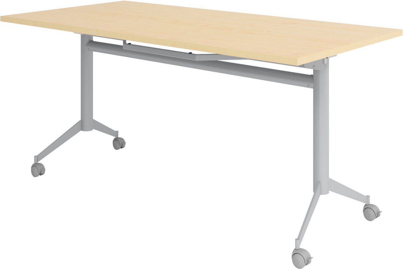 bümö Klapptisch Klapptisch fahrbar KF - Arbeitshöhe: 75 cm, - Dekor: Ahorn von bümö