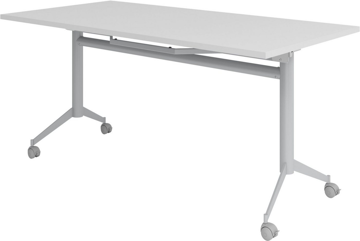 bümö Klapptisch Klapptisch fahrbar KF - Arbeitshöhe: 75 cm, - Dekor: Grau von bümö