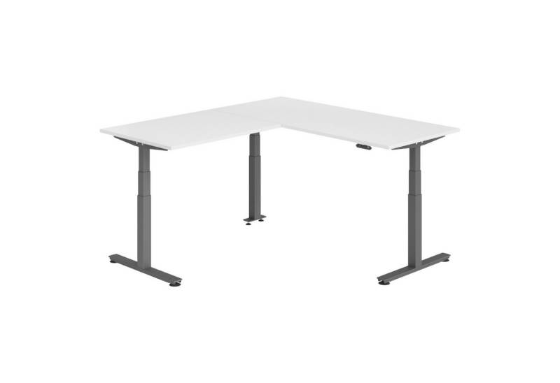bümö Schreibtisch Eckschreibtisch XDSMW, Eckform: 180 x 200 cm - Dekor: Weiß bümö Schreibtisch Eckschreibtisch XDSMW, Eckform: 180 x 200 cm - Dekor: Weiß von bümö