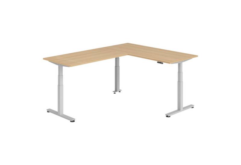 bümö Schreibtisch Eckschreibtisch XDSMW, Eckform: 180 x 240 cm - Dekor: Eiche von bümö
