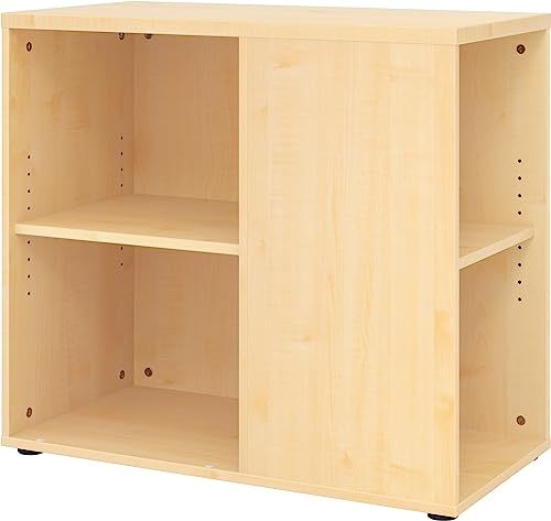 bümö Schreibtisch Schrank in Ahorn, Container Schrank Büro für Ordner & Co. - Anstell-Container Schreibtisch, Schreibtisch Kommode, Büro Schrank Möbel, Bürocontainer, Schreibtischcontainer von bümö