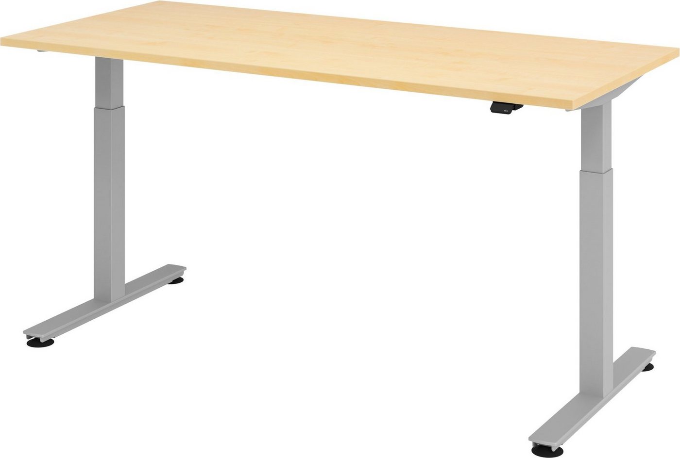 bümö Schreibtisch elektrisch XMST - Arbeitshöhe: elektrisch höhenverstellbar, Rechteck: 180 x 80 cm - Dekor: Ahorn von bümö