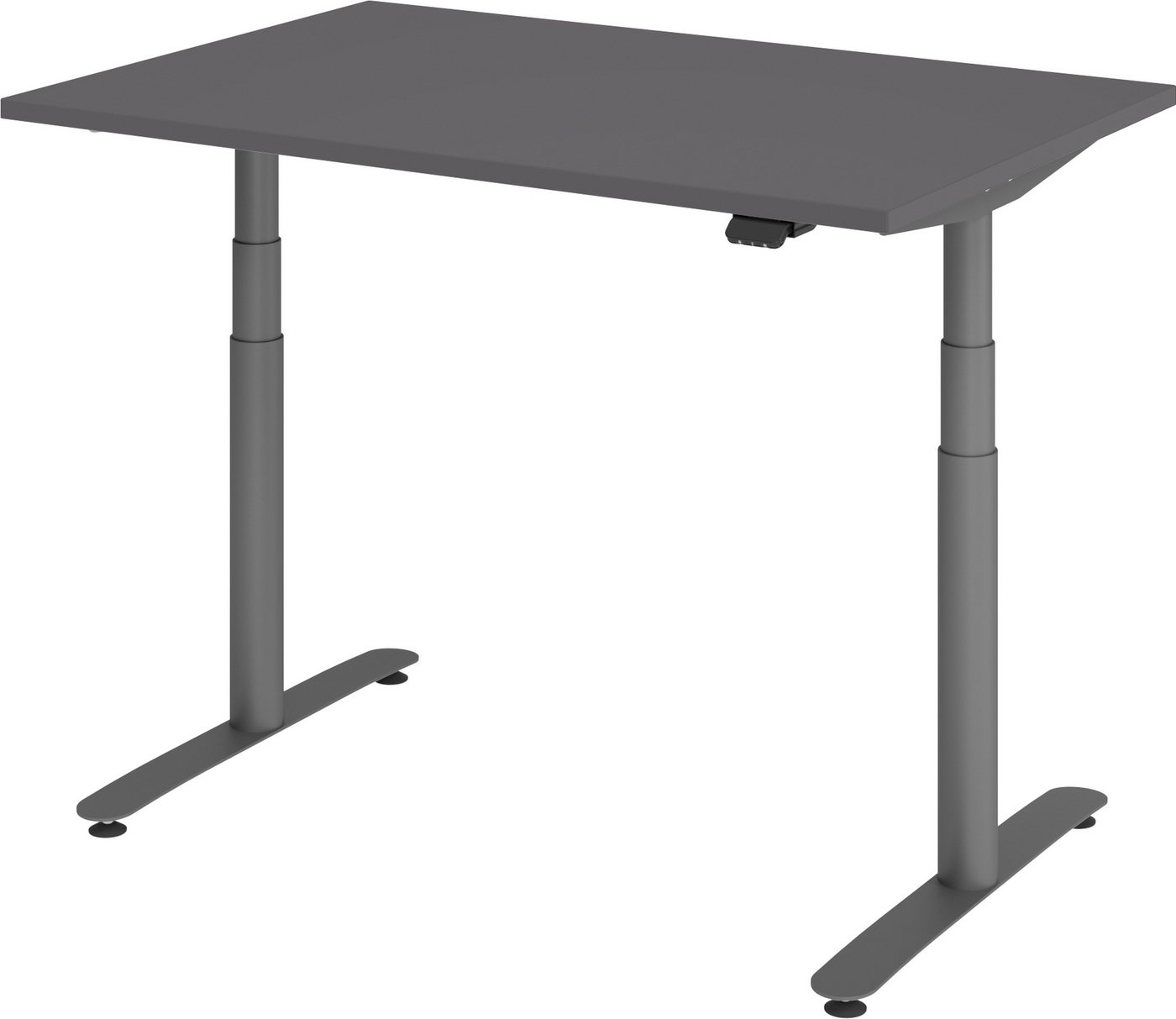 bümö Schreibtisch elektrisch Bluetooth & App XDLR - Arbeitshöhe:, Rechteck: 120 x 80 cm - Dekor: Graphit - Gestell: Graphit bümö Schreibtisch elektrisch Bluetooth & App XDLR - Arbeitshöhe:, Rechteck: 120 x 80 cm - Dekor: Graphit - Gestell: Graphit von bümö