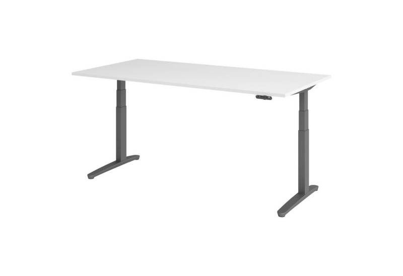 bümö Schreibtisch elektrisch XBHM elektrisch höhenverstellbar, Rechteck: 200 x 100 cm - Dekor: Weiß - Gestell: Graphit bümö Schreibtisch elektrisch XBHM elektrisch höhenverstellbar, Rechteck: 200 x 100 cm - Dekor: Weiß - Gestell: Graphit von bümö