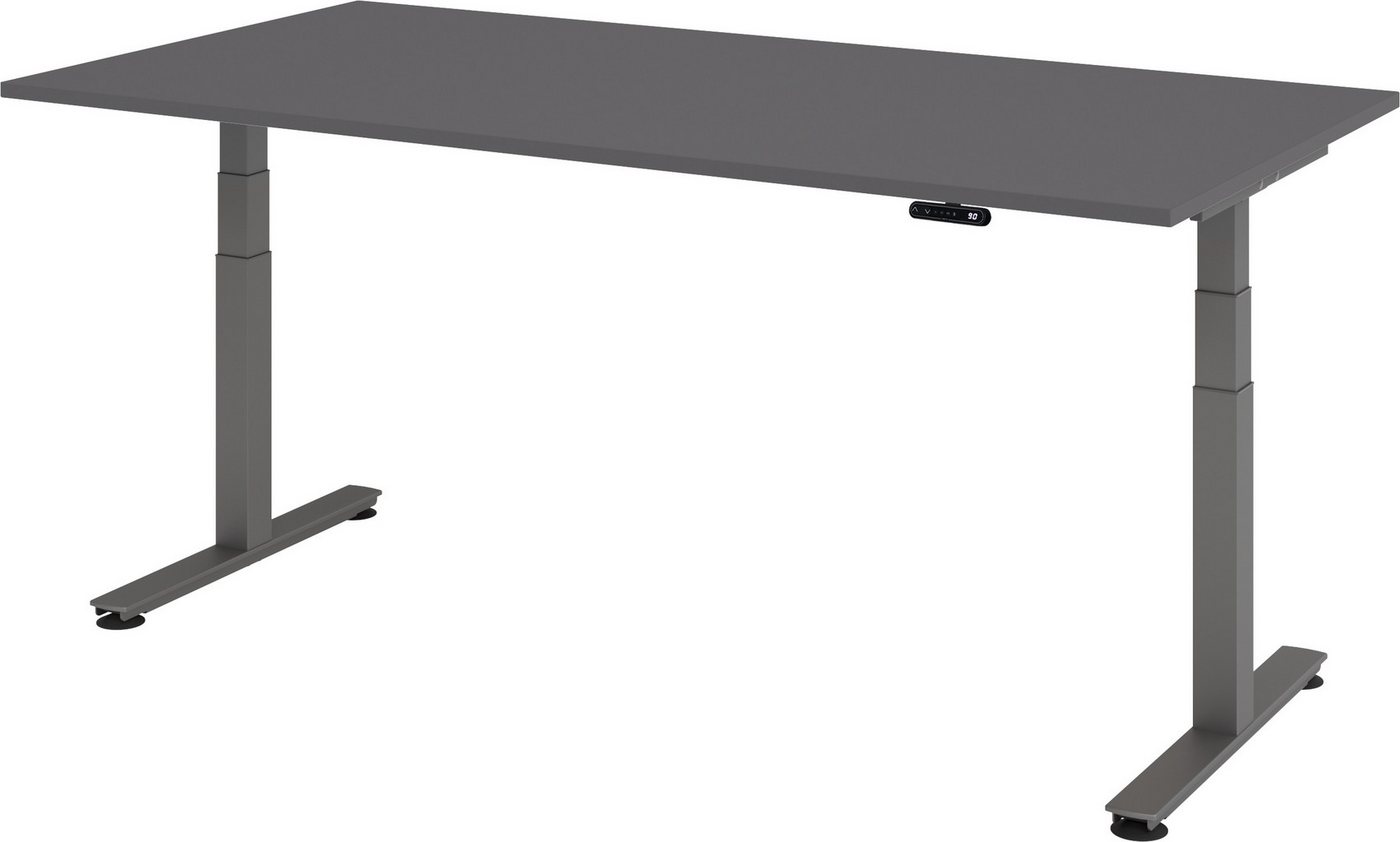 bümö Schreibtisch elektrisch XDSM - Arbeitshöhe:, Rechteck: 200 x 100 cm - Dekor: Graphit bümö Schreibtisch elektrisch XDSM - Arbeitshöhe:, Rechteck: 200 x 100 cm - Dekor: Graphit von bümö
