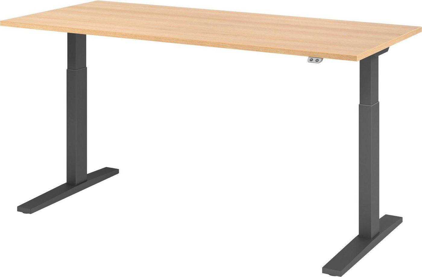 bümö Schreibtisch elektrisch XMKA - Arbeitshöhe:, Rechteck: 180 x 80 cm - Dekor: Eiche - Gestell: Graphit bümö Schreibtisch elektrisch XMKA - Arbeitshöhe:, Rechteck: 180 x 80 cm - Dekor: Eiche - Gestell: Graphit von bümö