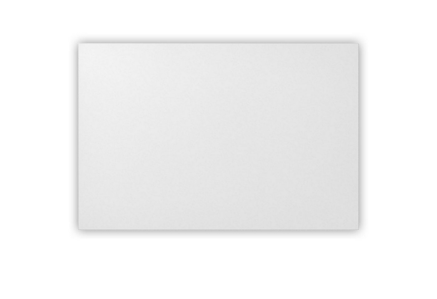 bümö Tischplatte DIY Schreibtischplatte, Rechteck: 120 x 80 cm- Dekor: Weiß von bümö