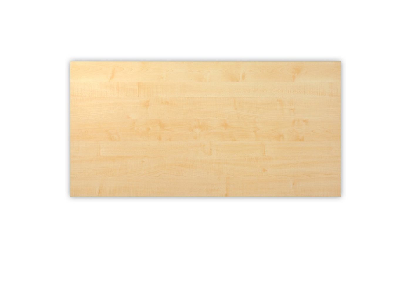 bümö Tischplatte DIY Schreibtischplatte, Rechteck: 200 x 100 cm- Dekor: Ahorn von bümö