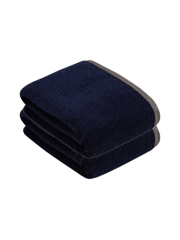bugatti Badetücher 2er Pack Badetuch Prato, Frottier (Spar-Set, 2-St), hohe Markenqualität von bugatti