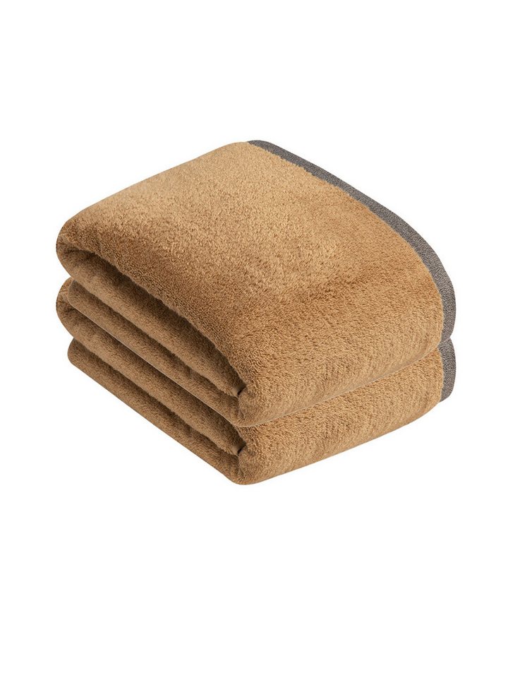 bugatti Badetücher 2er Pack Badetuch Prato, Frottier (Spar-Set, 2-St), hohe Markenqualität von bugatti