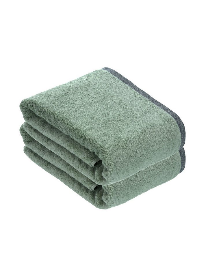 bugatti Badetücher 2er Pack Badetuch Prato, Frottier (Spar-Set, 2-St), hohe Markenqualität von bugatti