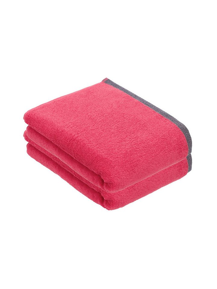 bugatti Duschtücher 2er Pack Duschtuch Prato, Frottier (Spar-Set, 2-St), hohe Markenqualität von bugatti