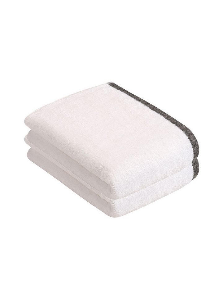 bugatti Duschtücher 2er Pack Duschtuch Prato, Frottier (Spar-Set, 2-St), hohe Markenqualität von bugatti